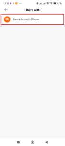 Xiaomi Account (Phone)