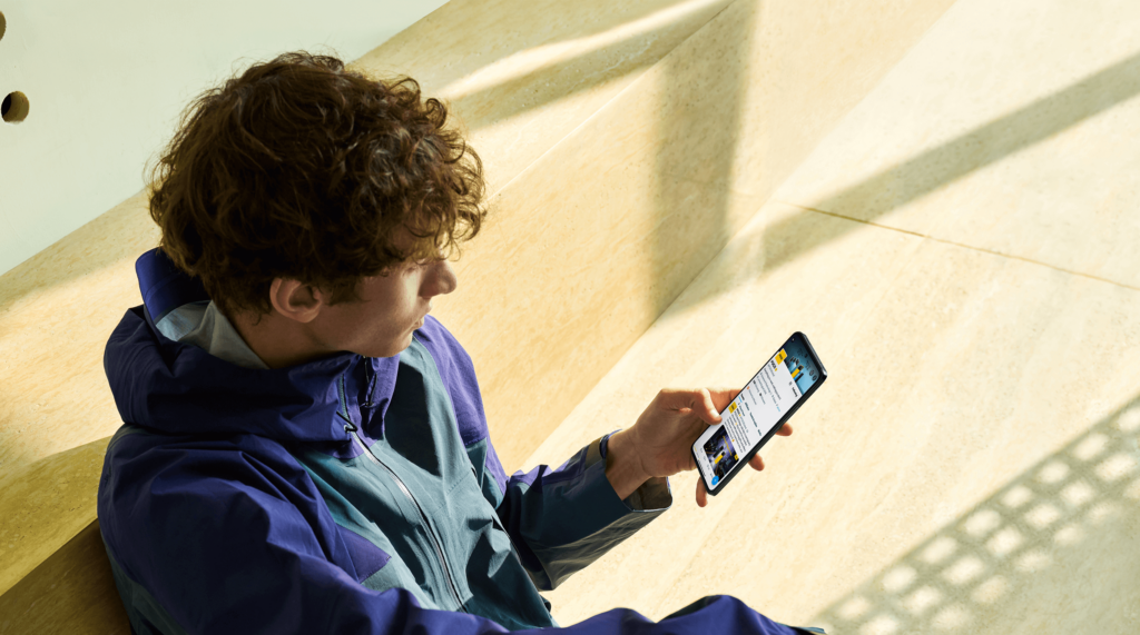 Telefon podporuje mobilní sítě páté generace