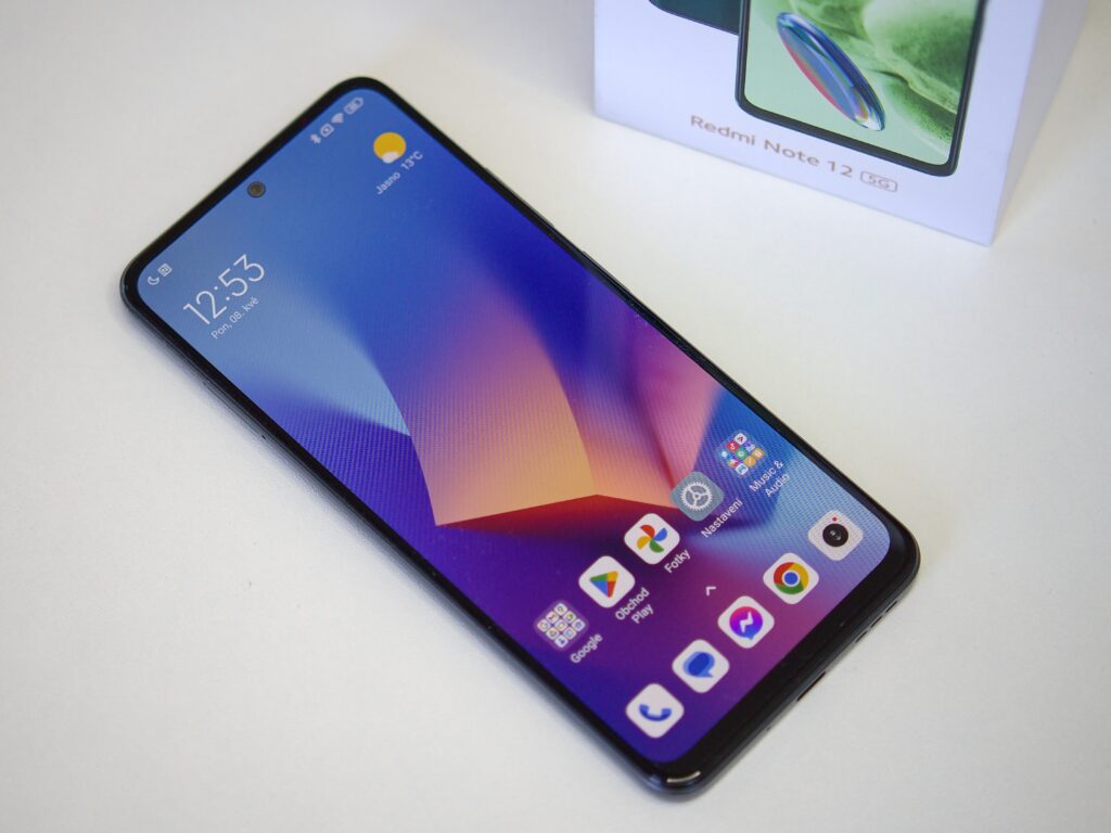 Redmi Note 12 5G displej