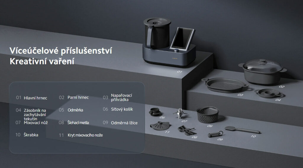 Bohaté příslušenství