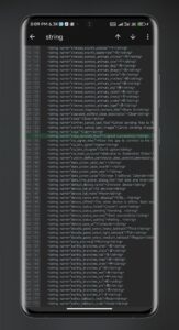 Kód potvrzující novinky v MIUI 15