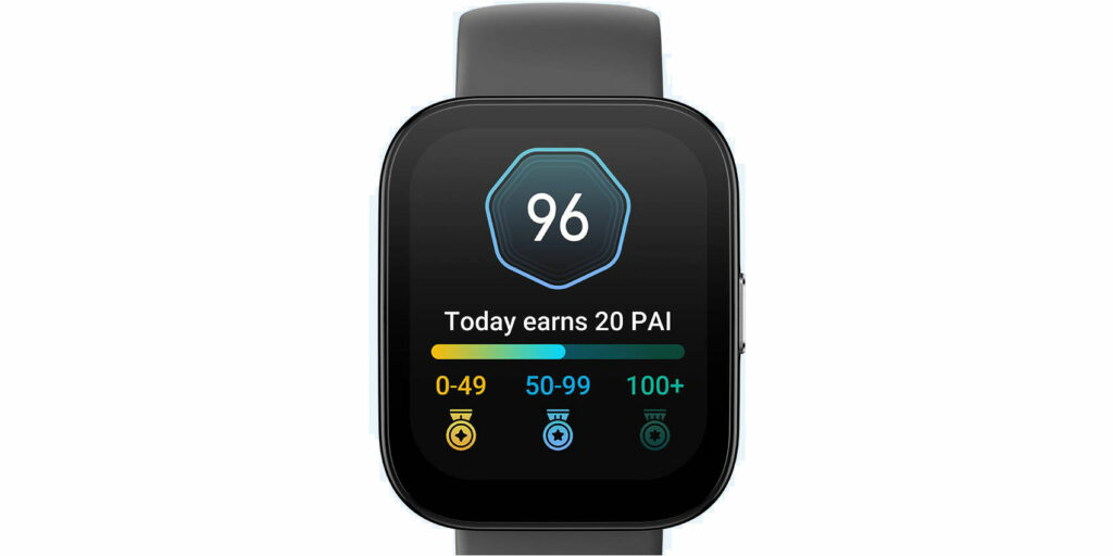 Hodinky podporují metriku PAI