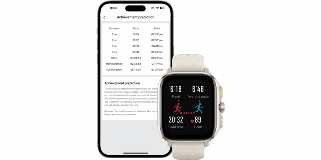 Informace z hodinek v aplikaci Zepp