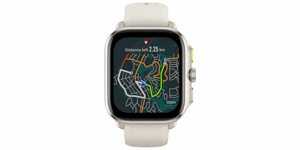 Možnost uložení barevných map do hodinek