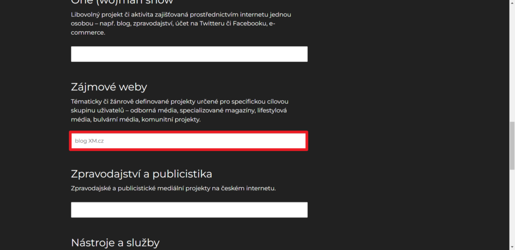 Nominujte nás v anketě Křišťálová Lupa v kategorii Zájmové weby!
