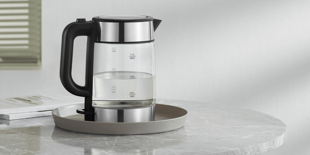 Rychlovarná konvice Xiaomi má nádobu z borosilikátového skla