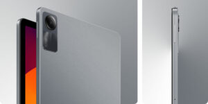 Tablet v šedé barvě