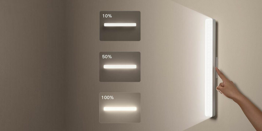 Úroveň jasu ve třech úrovních