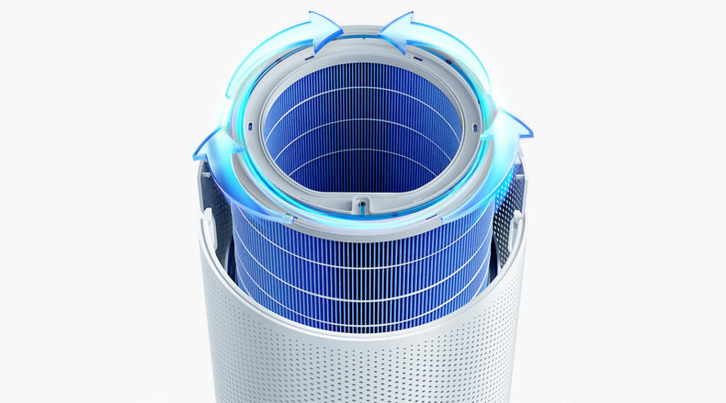 Vyměnitelný vzduchový filtr