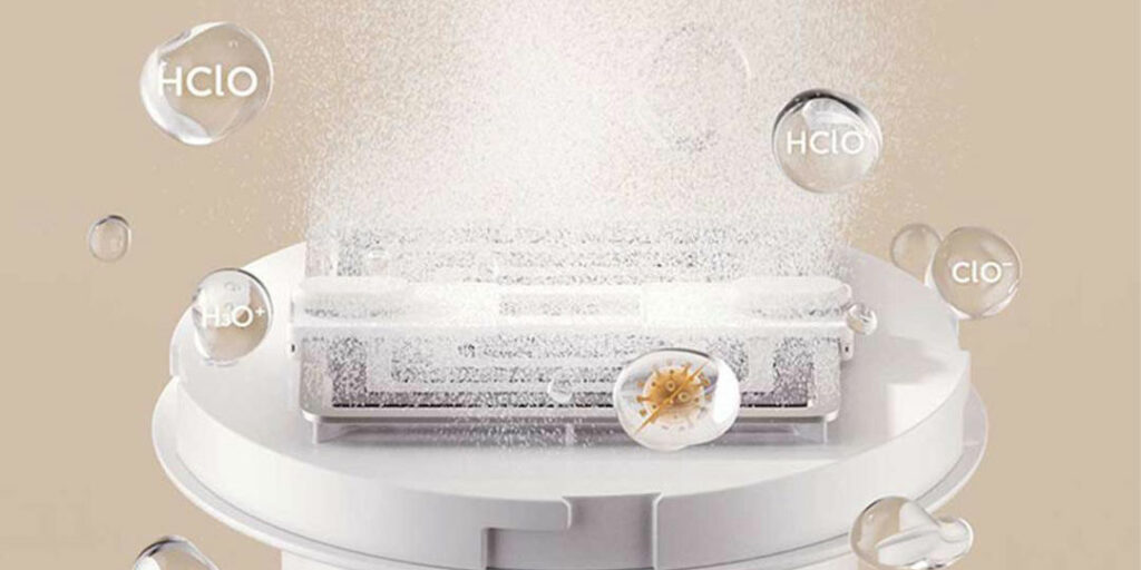 Čištění vody pomocí oxidu chloričitého a iontů