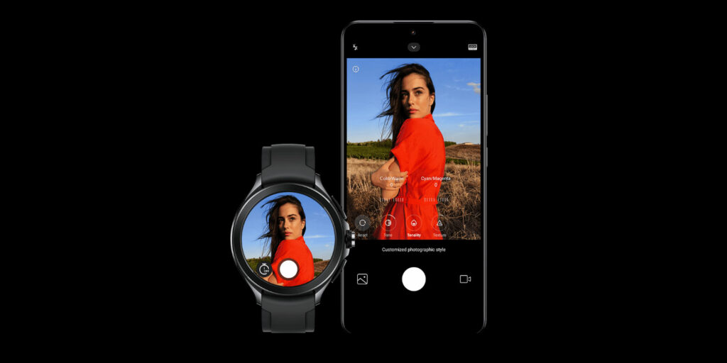 Focení z hodinek s náhledem