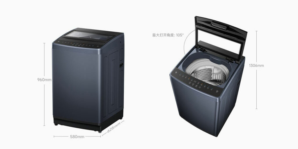 Její rozměry jsou 580 × 625 × 960 milimetrů