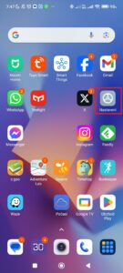 Otevřete systémové Nastavení