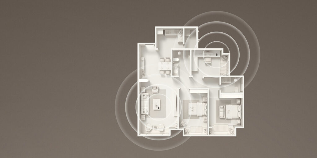 Přehrávání ve více místnostech najednou