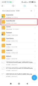 Složka ScreenRecorder