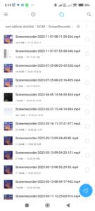 Soubory se záznamy obrazovky