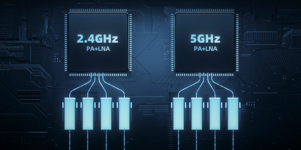 Jedná se o dvoupásmový router