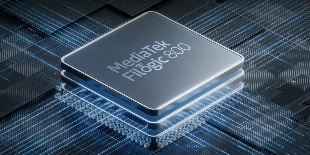 Srdcem tohoto routeru je dvoujádrový procesor MediaTek Filogic800