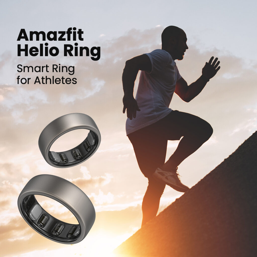 Prsten Amazfit Helio Ring je určen pro sportovce
