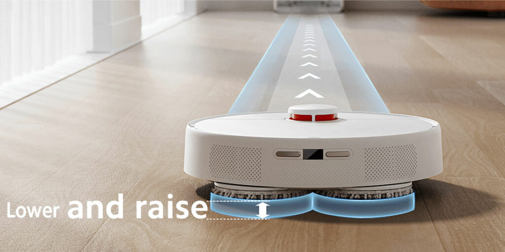 Automatické zvedání mopovacích podložek