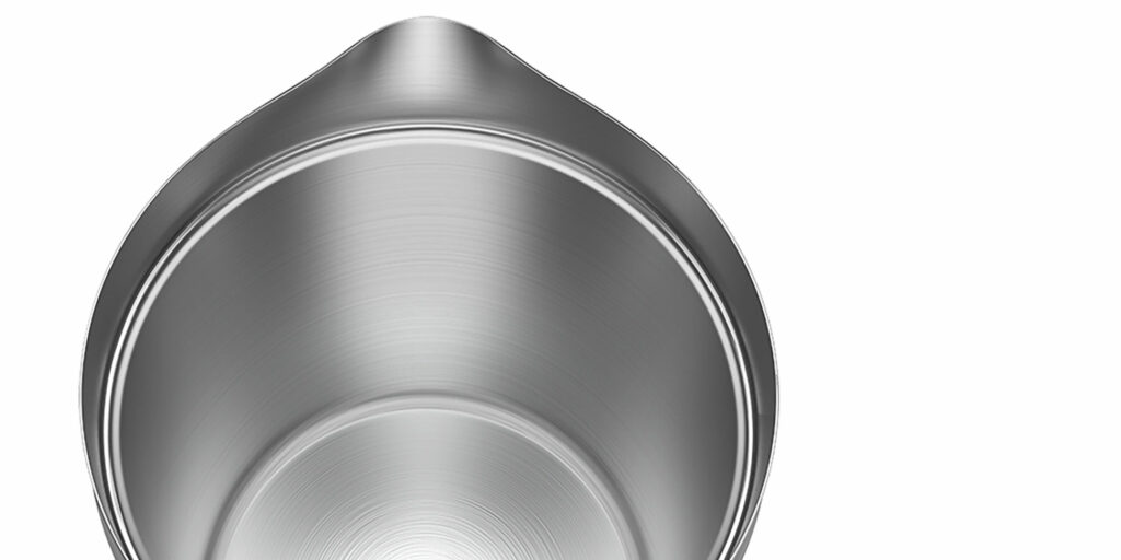 Komponenty, které přicházejí do kontaktu s vodou, jsou vyrobeny z velice kvalitní nerezové oceli 304