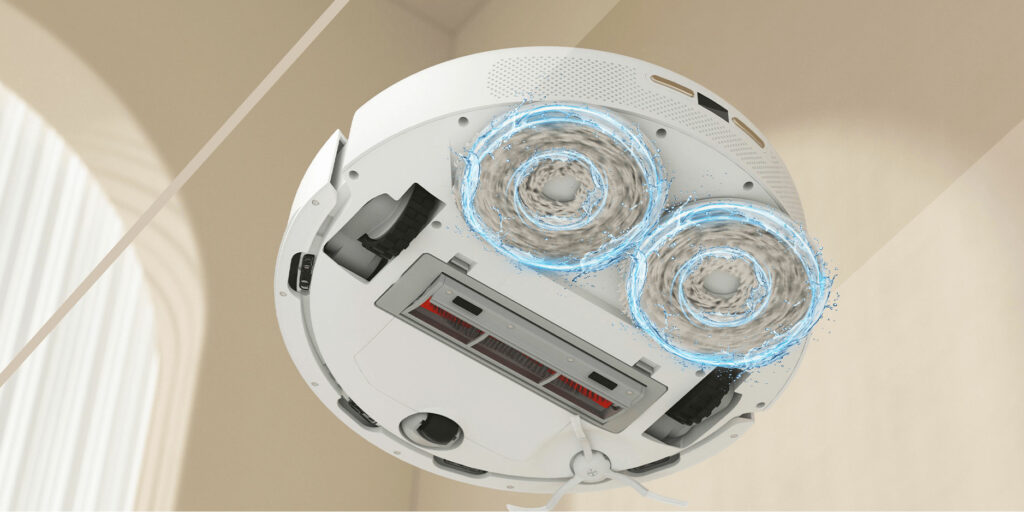 Nový robotický vysavač Xiaomi má dvě rotující mopovací podložky