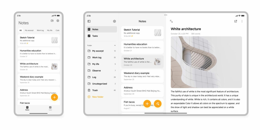 Přehled novinek HyperOS: Optimalizace pro obrazovky různých velikostí a rozlišení