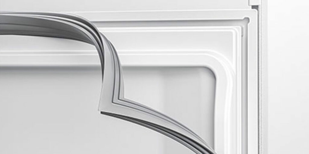 Těsnění na dveřích je snadno odnímatelné