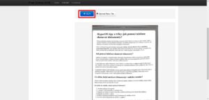 Klepněte na tlačítko OCR