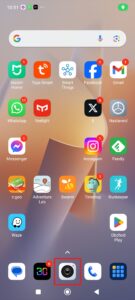 Otevřete aplikaci Fotoaparát