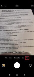 V nabídce režimů klepněte na možnost Více