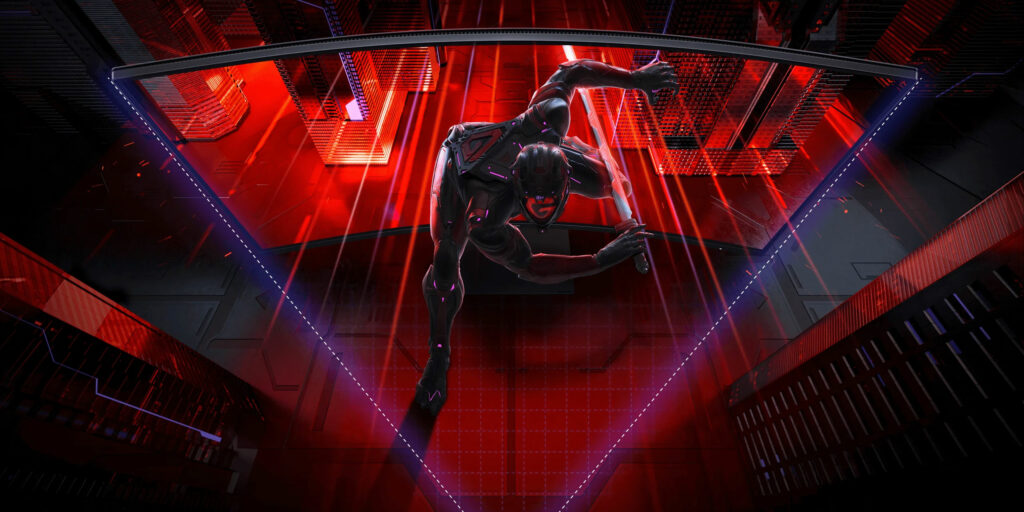 Monitor má zakřivení 1500R