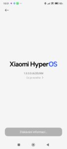 Následně proběhne Získávání informací