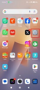 Otevřete systémové Nastavení