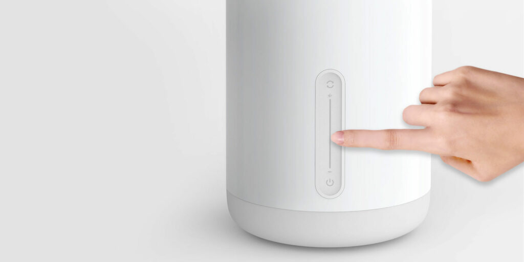 Ovládání přes dotykový panel