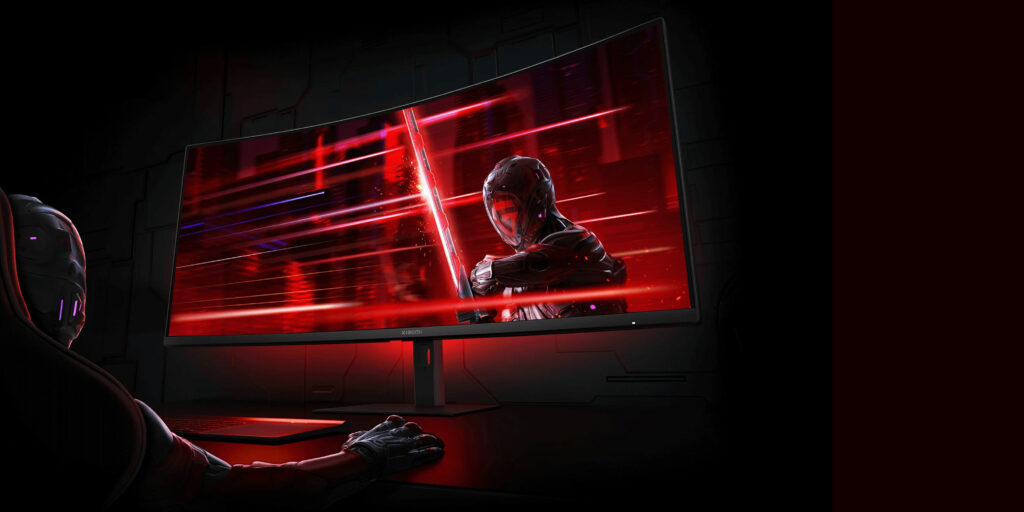 Prohnutý herní monitor Xiaomi