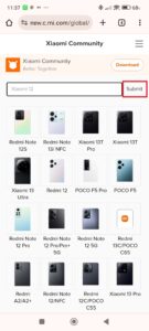 Stiskněte tlačítko Submit