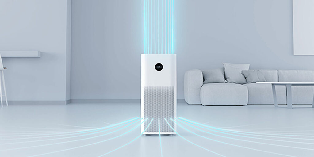 Základní princip proudění vzduchu čističkou