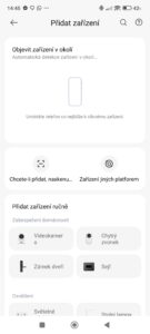 Aplikace hledá zařízení v okolí