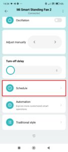 Automatické vypínání a zapínání