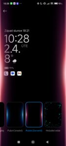 Efekt Pulzní (červené)