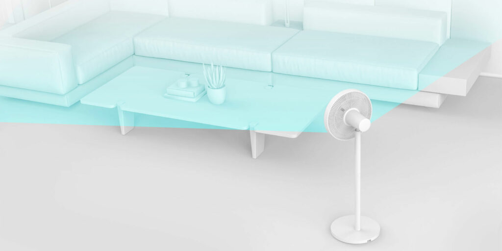 Horzontální oscilace v úhlu 30 až 140 stupňů