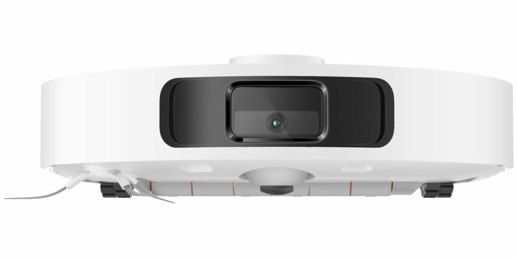 Kamera v přední části vysavače