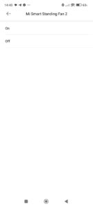 Možnosti jsou zapnutý, nebo vypnutý