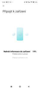 Nahrávání informací do zařízení