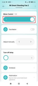 Nastavení výkonu na 100 ze 100