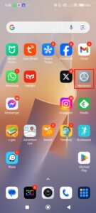 Otevřete systémové Nastavení