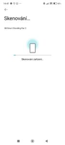 Probíhá vyhledávání zařízení