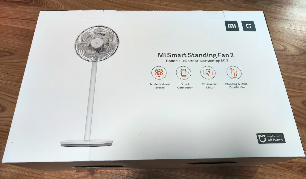 Ventilátor dorazil v překvapivě malé krabici