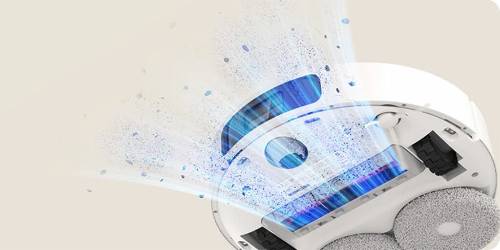 Vysávání výkonem 6000 Pa